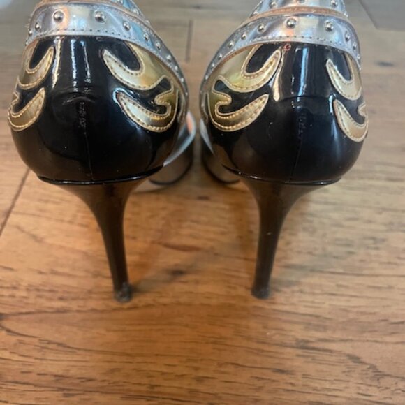 Kate Spade "Flame" Leather Pumps - Picture 3 of 4